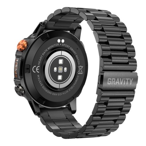 SMARTWATCH MĘSKI GRAVITY GT20-1 - AMOLED, DODATKOWY PASEK (SG024A) SMARTWATCH MĘSKI GRAVITY GT20-1 - AMOLED, DODATKOWY PASEK (SG024A)