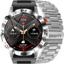 SMARTWATCH MĘSKI GRAVITY GT20-2 - AMOLED, DODATKOWY PASEK (SG024B)