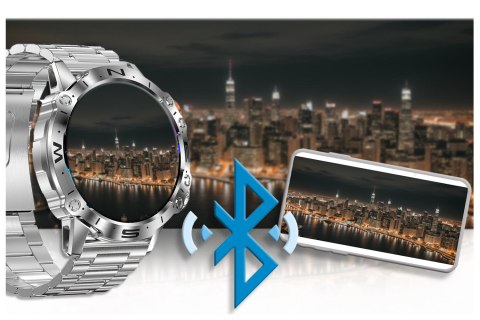 SMARTWATCH MĘSKI GRAVITY GT20-2 - AMOLED, DODATKOWY PASEK (SG024B) SMARTWATCH MĘSKI GRAVITY GT20-2 - AMOLED, DODATKOWY PASEK (SG024B)