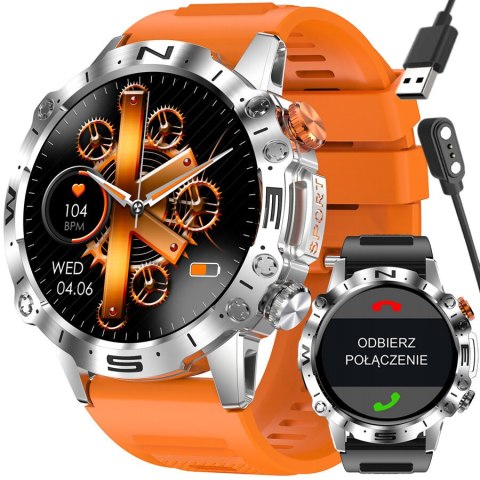 SMARTWATCH MĘSKI GRAVITY GT20-4 - AMOLED, DODATKOWY PASEK (SG024D) SMARTWATCH MĘSKI GRAVITY GT20-4 - AMOLED, DODATKOWY PASEK (SG024D)