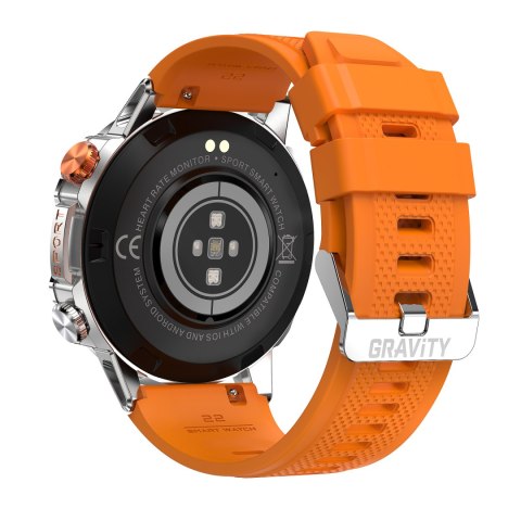 SMARTWATCH MĘSKI GRAVITY GT20-4 - AMOLED, DODATKOWY PASEK (SG024D) SMARTWATCH MĘSKI GRAVITY GT20-4 - AMOLED, DODATKOWY PASEK (SG024D)