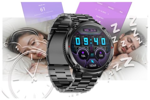 SMARTWATCH MĘSKI GRAVITY GT21-1 - BLUETOOTH CALL, DODATKOWY PASEK (SG025A) SMARTWATCH MĘSKI GRAVITY GT21-1 - BLUETOOTH CALL, DODATKOWY PASEK (SG025A)