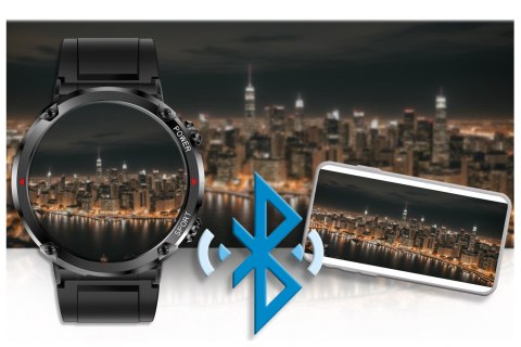 SMARTWATCH MĘSKI GRAVITY GT21-1 - BLUETOOTH CALL, DODATKOWY PASEK (SG025A) SMARTWATCH MĘSKI GRAVITY GT21-1 - BLUETOOTH CALL, DODATKOWY PASEK (SG025A)