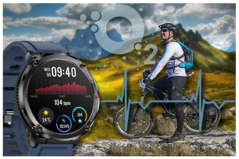 SMARTWATCH MĘSKI GRAVITY GT21-5 - BLUETOOTH CALL, DODATKOWY PASEK (SG025E) SMARTWATCH MĘSKI GRAVITY GT21-5 - BLUETOOTH CALL, DODATKOWY PASEK (SG025E)