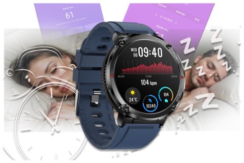 SMARTWATCH MĘSKI GRAVITY GT21-5 - BLUETOOTH CALL, DODATKOWY PASEK (SG025E) SMARTWATCH MĘSKI GRAVITY GT21-5 - BLUETOOTH CALL, DODATKOWY PASEK (SG025E)