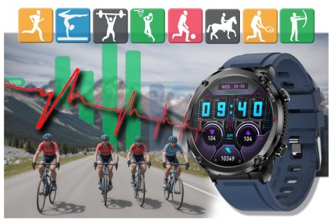 SMARTWATCH MĘSKI GRAVITY GT21-5 - BLUETOOTH CALL, DODATKOWY PASEK (SG025E) SMARTWATCH MĘSKI GRAVITY GT21-5 - BLUETOOTH CALL, DODATKOWY PASEK (SG025E)