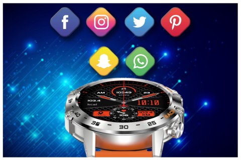 SMARTWATCH MĘSKI GRAVITY GT9-9- WYKONYWANIE POŁĄCZEŃ, CIŚNIENIOMIERZ (SG021I) SMARTWATCH MĘSKI GRAVITY GT9-9- WYKONYWANIE POŁĄCZEŃ, CIŚNIENIOMIERZ (SG021I)