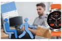 SMARTWATCH MĘSKI GRAVITY GT9-9- WYKONYWANIE POŁĄCZEŃ, CIŚNIENIOMIERZ (SG021I)