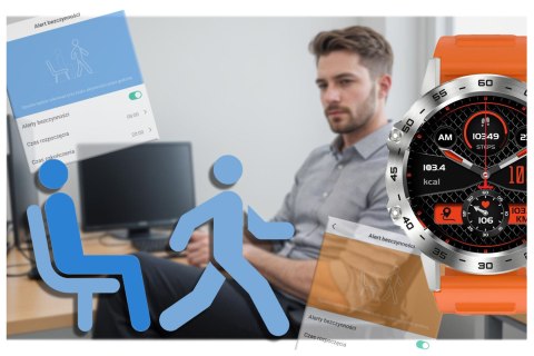 SMARTWATCH MĘSKI GRAVITY GT9-9- WYKONYWANIE POŁĄCZEŃ, CIŚNIENIOMIERZ (SG021I) SMARTWATCH MĘSKI GRAVITY GT9-9- WYKONYWANIE POŁĄCZEŃ, CIŚNIENIOMIERZ (SG021I)
