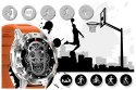 SMARTWATCH MĘSKI GRAVITY GT9-9- WYKONYWANIE POŁĄCZEŃ, CIŚNIENIOMIERZ (SG021I)