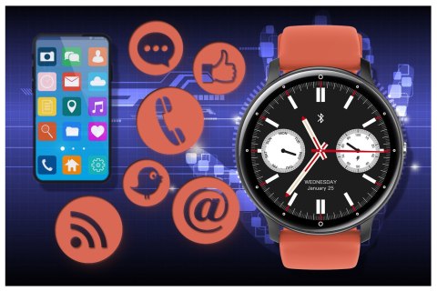 SMARTWATCH UNISEX GRAVITY GT1-3 PRO - ROZMOWY BLUETOOTH, DODATKOWY PASEK (SG027C) SMARTWATCH UNISEX GRAVITY GT1-3 PRO - ROZMOWY BLUETOOTH, DODATKOWY PASEK (SG027C)