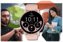 SMARTWATCH UNISEX GRAVITY GT1-5 PRO - ROZMOWY BLUETOOTH, DODATKOWY PASEK (SG027E)