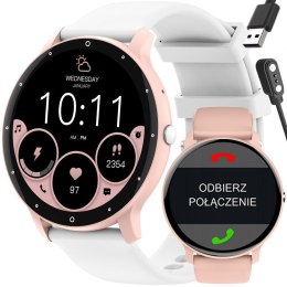 SMARTWATCH UNISEX GRAVITY GT1-6 PRO - ROZMOWY BLUETOOTH, DODATKOWY PASEK (SG027F)