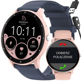 SMARTWATCH UNISEX GRAVITY GT1-7 PRO - ROZMOWY BLUETOOTH, DODATKOWY PASEK (SG027G)