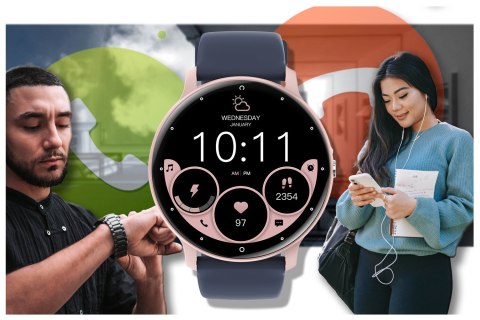SMARTWATCH UNISEX GRAVITY GT1-7 PRO - ROZMOWY BLUETOOTH, DODATKOWY PASEK (SG027G) SMARTWATCH UNISEX GRAVITY GT1-7 PRO - ROZMOWY BLUETOOTH, DODATKOWY PASEK (SG027G)