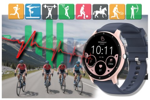 SMARTWATCH UNISEX GRAVITY GT1-7 PRO - ROZMOWY BLUETOOTH, DODATKOWY PASEK (SG027G) SMARTWATCH UNISEX GRAVITY GT1-7 PRO - ROZMOWY BLUETOOTH, DODATKOWY PASEK (SG027G)