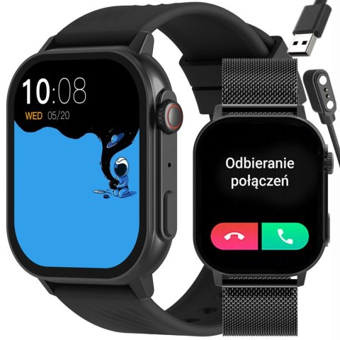 SMARTWATCH UNISEX GRAVITY GT15-1 - ROZMOWY BLUETOOTH, DODATKOWY PASEK (SG029A) SMARTWATCH UNISEX GRAVITY GT15-1 - ROZMOWY BLUETOOTH, DODATKOWY PASEK (SG029A)