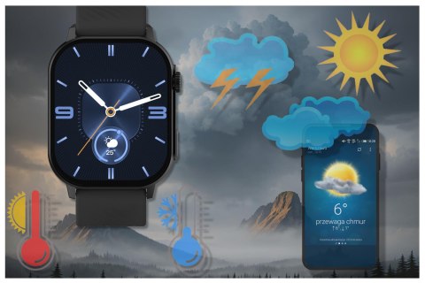 SMARTWATCH UNISEX GRAVITY GT15-1 - ROZMOWY BLUETOOTH, DODATKOWY PASEK (SG029A) SMARTWATCH UNISEX GRAVITY GT15-1 - ROZMOWY BLUETOOTH, DODATKOWY PASEK (SG029A)