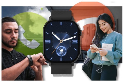 SMARTWATCH UNISEX GRAVITY GT15-1 - ROZMOWY BLUETOOTH, DODATKOWY PASEK (SG029A) SMARTWATCH UNISEX GRAVITY GT15-1 - ROZMOWY BLUETOOTH, DODATKOWY PASEK (SG029A)