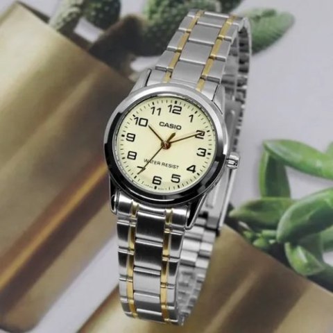 ZEGAREK DAMSKI CASIO LTP-V001SG-9B + BOX ZEGAREK DAMSKI CASIO LTP-V001SG-9B + BOX