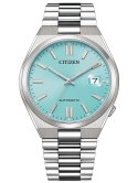 ZEGAREK MĘSKI CITIZEN TSUYOSA TURqUOISE BLUE NJ0151-88M - AUTOMAT SZAFIR