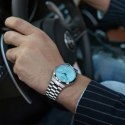 ZEGAREK MĘSKI CITIZEN TSUYOSA TURqUOISE BLUE NJ0151-88M - AUTOMAT SZAFIR