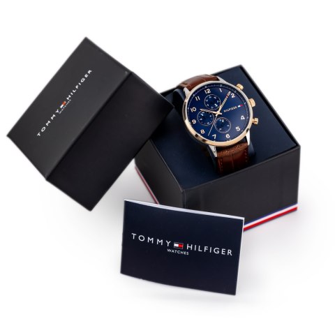 ZEGAREK MĘSKI TOMMY HILFIGER LEONARD 1791987 (ZF089B) + BOX ZEGAREK MĘSKI TOMMY HILFIGER LEONARD 1791987 (ZF089B) + BOX