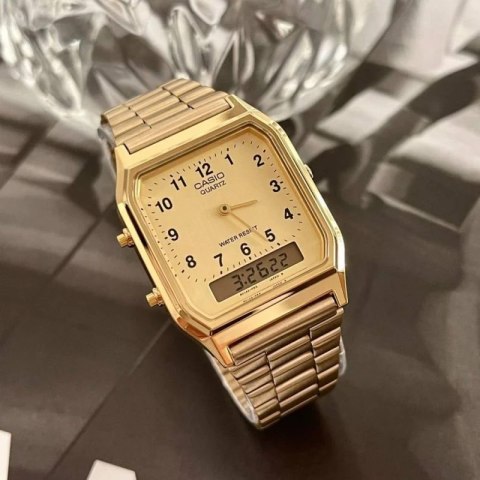 ZEGAREK UNISEX CASIO AQ-230GA-9BMQ VINTAGE MAxI + BOX ZEGAREK UNISEX CASIO AQ-230GA-9BMQ VINTAGE MAxI + BOX