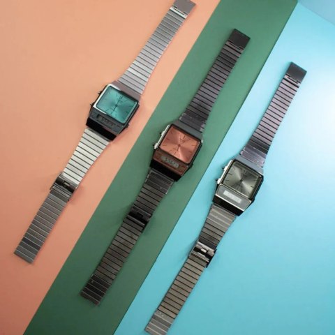 ZEGAREK UNISEX CASIO VINTAGE DUAL TIME AQ-800ECGG-4ADF + BOX ZEGAREK UNISEX CASIO VINTAGE DUAL TIME AQ-800ECGG-4ADF + BOX
