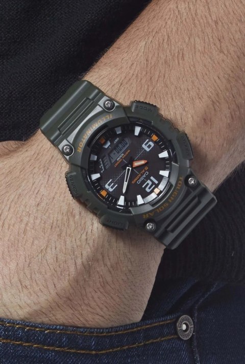 ZEGAREK MĘSKI CASIO AQ-S810W-3AV (ZD044K) - SOLAR POWERED + BOX ZEGAREK MĘSKI CASIO AQ-S810W-3AV (ZD044K) - SOLAR POWERED + BOX