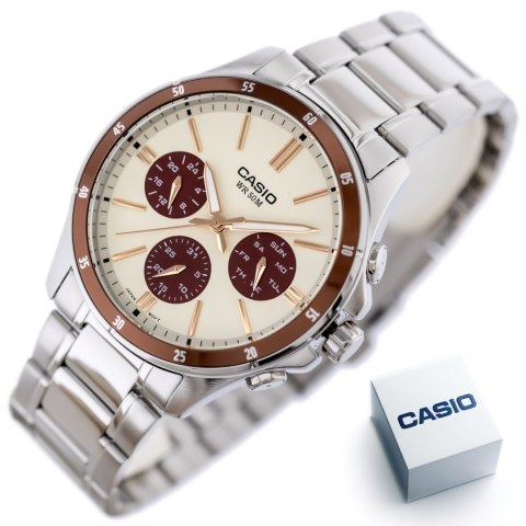 ZEGAREK MĘSKI CASIO MTP-1374D-5A2 (ZD063G) + BOX ZEGAREK MĘSKI CASIO MTP-1374D-5A2 (ZD063G) + BOX