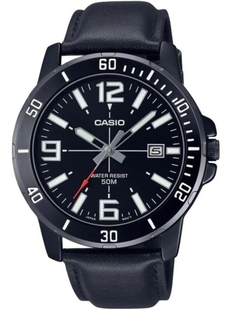 ZEGAREK MĘSKI CASIO MTP-VD01BL-1B (ZD169D) + BOX
