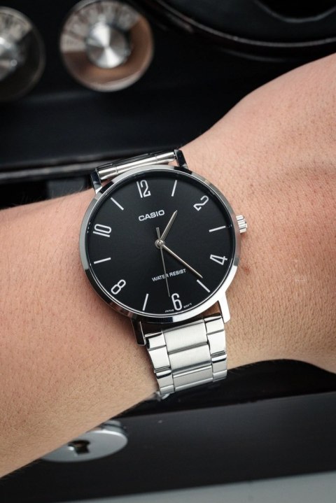 ZEGAREK MĘSKI CASIO MTP-VT01D-1B2 (ZD165I) + BOX ZEGAREK MĘSKI CASIO MTP-VT01D-1B2 (ZD165I) + BOX
