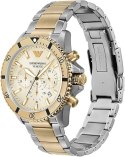 ZEGAREK MĘSKI EMPORIO ARMANI AR11606 TWO-TONE CHRONOGRAPH + BOX