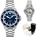 ZEGAREK MĘSKI EMPORIO ARMANI AR60079 SEA ExPLORER AUTOMATIC (ZI110A) + BOX