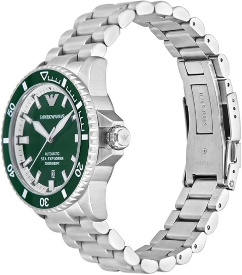 ZEGAREK MĘSKI EMPORIO ARMANI AR60080 SEA ExPLORER AUTOMATIC (ZI110B) + BOX ZEGAREK MĘSKI EMPORIO ARMANI AR60080 SEA ExPLORER AUTOMATIC (ZI110B) + BOX
