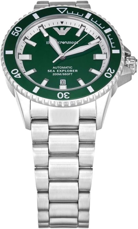 ZEGAREK MĘSKI EMPORIO ARMANI AR60080 SEA ExPLORER AUTOMATIC (ZI110B) + BOX ZEGAREK MĘSKI EMPORIO ARMANI AR60080 SEA ExPLORER AUTOMATIC (ZI110B) + BOX