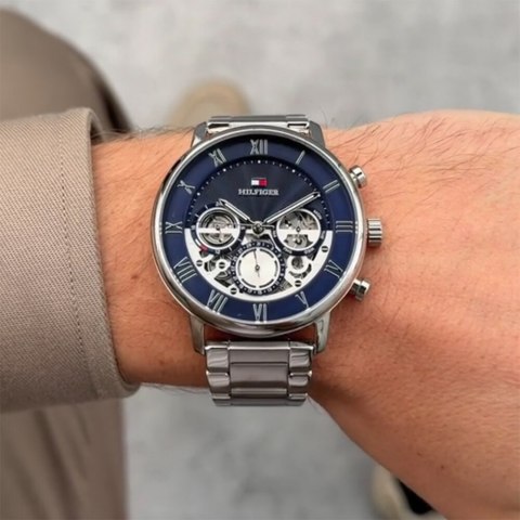 ZEGAREK MĘSKI TOMMY HILFIGER 1710569 LEGEND (ZF107A) + BOX ZEGAREK MĘSKI TOMMY HILFIGER 1710569 LEGEND (ZF107A) + BOX