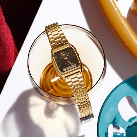 ZEGAREK UNISEX CASIO AQ-230GA-5A VINTAGE MAxI + BOX ZEGAREK UNISEX CASIO AQ-230GA-5A VINTAGE MAxI + BOX