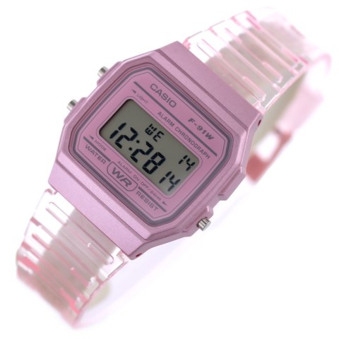 ZEGAREK DAMSKI CASIO RETRO VINTAGE F-91WS-4 (ZD648A) + BOX ZEGAREK DAMSKI CASIO RETRO VINTAGE F-91WS-4 (ZD648A) + BOX