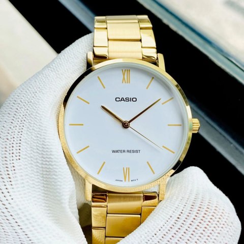 ZEGAREK MĘSKI CASIO MTP-VT01G-7B + BOX ZEGAREK MĘSKI CASIO MTP-VT01G-7B + BOX