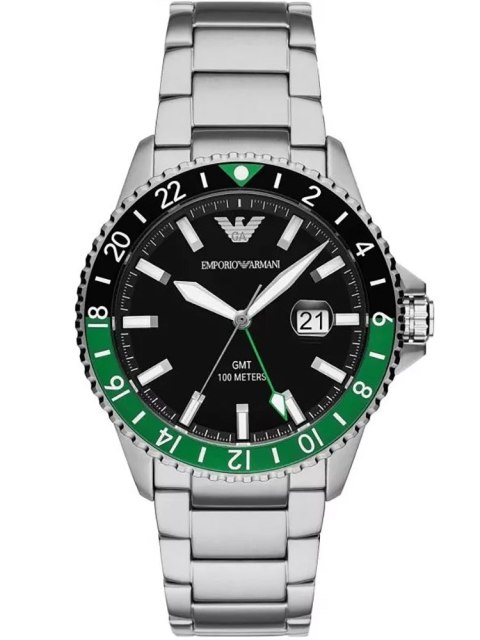 ZEGAREK MĘSKI EMPORIO ARMANI AR11589 - DIVER GMT (ZI112A)