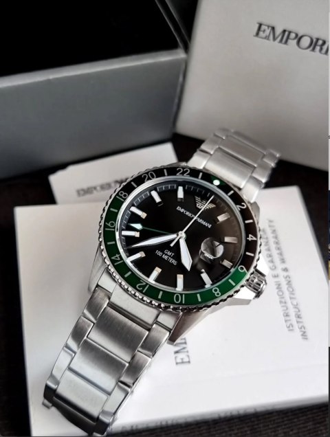 ZEGAREK MĘSKI EMPORIO ARMANI AR11589 - DIVER GMT (ZI112A) ZEGAREK MĘSKI EMPORIO ARMANI AR11589 - DIVER GMT (ZI112A)