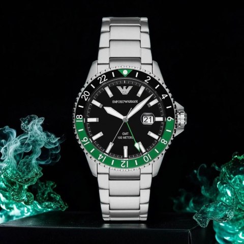 ZEGAREK MĘSKI EMPORIO ARMANI AR11589 - DIVER GMT (ZI112A) ZEGAREK MĘSKI EMPORIO ARMANI AR11589 - DIVER GMT (ZI112A)