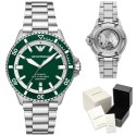 ZEGAREK MĘSKI EMPORIO ARMANI AR60080 SEA ExPLORER AUTOMATIC (ZI110B) + BOX