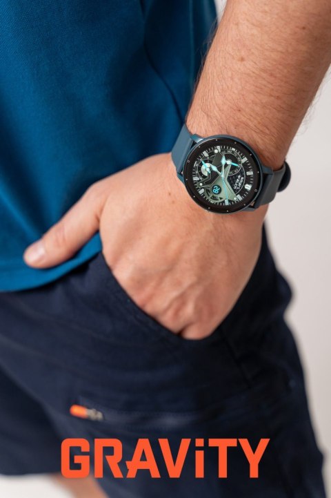 SMARTWATCH UNISEX GRAVITY GT1-9 PRO - ROZMOWY BLUETOOTH, DODATKOWY PASEK (SG027I) SMARTWATCH UNISEX GRAVITY GT1-9 PRO - ROZMOWY BLUETOOTH, DODATKOWY PASEK (SG027I)