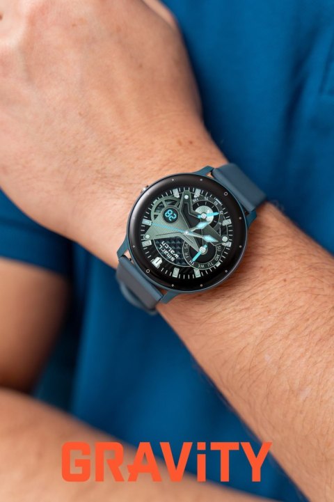 SMARTWATCH UNISEX GRAVITY GT1-9 PRO - ROZMOWY BLUETOOTH, DODATKOWY PASEK (SG027I) SMARTWATCH UNISEX GRAVITY GT1-9 PRO - ROZMOWY BLUETOOTH, DODATKOWY PASEK (SG027I)