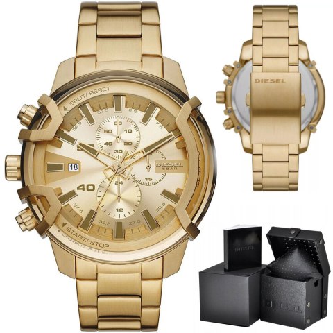 ZEGAREK MĘSKI DIESEL GRIFFED CHRONOGRAPH DZ4573 + BOX ZEGAREK MĘSKI DIESEL GRIFFED CHRONOGRAPH DZ4573 + BOX