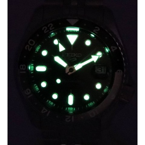ZEGAREK MĘSKI SEIKO 5 SPORTS SSK019K1 GMT AUTOMAT + BOX ZEGAREK MĘSKI SEIKO 5 SPORTS SSK019K1 GMT AUTOMAT + BOX