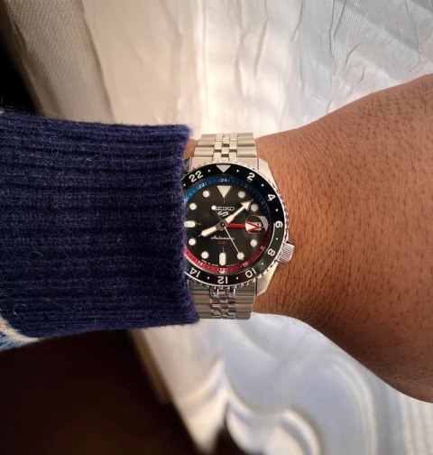 ZEGAREK MĘSKI SEIKO 5 SPORTS SSK019K1 GMT AUTOMAT + BOX ZEGAREK MĘSKI SEIKO 5 SPORTS SSK019K1 GMT AUTOMAT + BOX